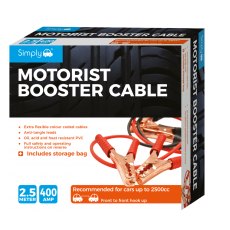 Simply Booster Cable 400 Amp 2.5m