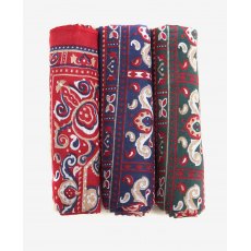 Barbour Paisley Handkerchief Red/Green/Navy 3 Pack