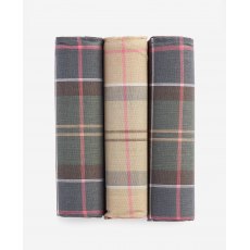 Barbour Tartan Handkerchief 3 Pack