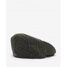 Barbour Wilkin Flat Cap Olive Check