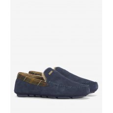 Barbour Monty Moccasin Slipper Navy