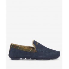 Barbour Monty Moccasin Slipper Navy