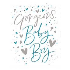 Just Saying Baby Boy Card