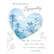 May The Memory With Sympathy Card