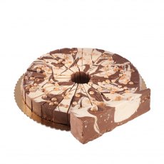 Rivoltini Torta Di Cioccolato Hazelnut & Milk Chocolate Cake Slice