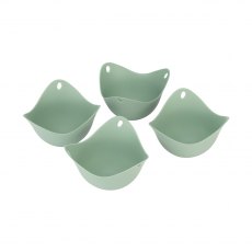 Fusion Twist Silicone Egg Poacher 4 Pack Assorted