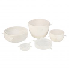 & Again Silicone Bowl Cover 5 Pack