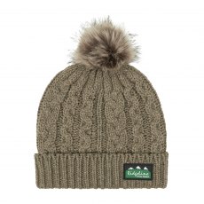 Ridgeline Nordic Fleck Bobble Hat Teak