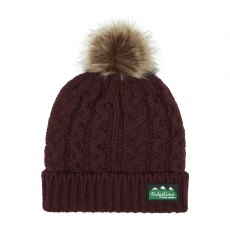 Ridgeline Nordic Fleck Bobble Hat Winter Berry