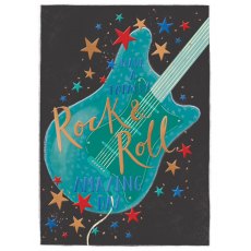 Tropicool Rock & Roll Birthday Card