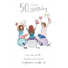 Hit Your 50s Birthday Card