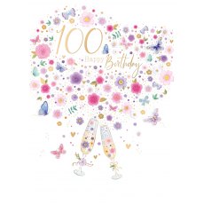 100th Happy Birthday Card