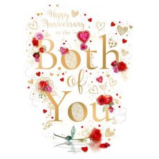 Both Of You Anniversary Card