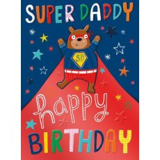 Super Daddy Birthday Card