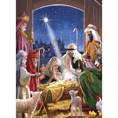 Christmas Card Nativity Scene