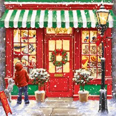 Christmas Card Shop Front