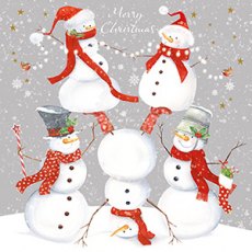 Christmas Card Snowmen