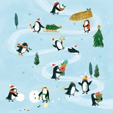 Christmas Card Penguins