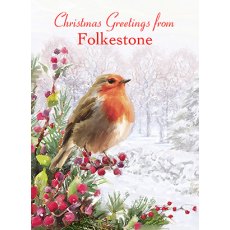 Christmas Card Robin