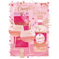 Celebration Drinks Daughter Birthday Card