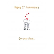 Smudge 1st Anniversary Card