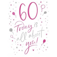 Just Saying 60 Today Card