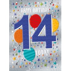 14 Today Birthday Card