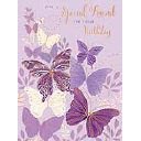 Butterflies Special Friend Birthday Card