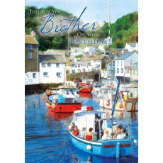 Boat Trips Brother Birthday Card