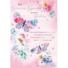 Butterflies Someone Special Birthday Card