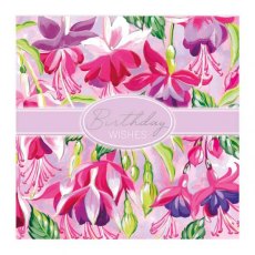 Petale Fuchsia Birthday Wishes Card