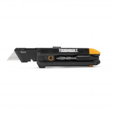 Toughbuilt Electrician's Folding Utility Knife With Bit Driver & Pry Bar