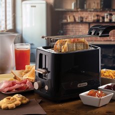 Ariete Breakfast Line 2 Slice Toaster Dark Grey