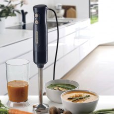 Ariete 3 In 1 Hand Blender, Whisk & Chopper Dark Grey 700w