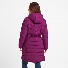 Tog24 Orton Padded Parka Jacket Purple Berry