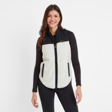 Tog24 Sarel Fleece Gilet Vanilla/Black