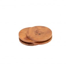 Woodbury Lane Wooden Coaster 4 Pack