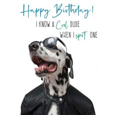 Picture This Cool Dude Birthday Card