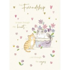 Cats True Friendship Card