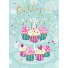 Cakes Birthday Wishes Card