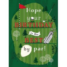 Best By Par Birthday Card