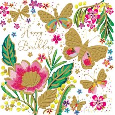 Alina Butterflies Happy Birthday Card