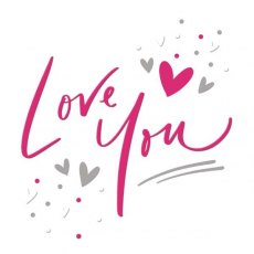 Just Saying Love You Card