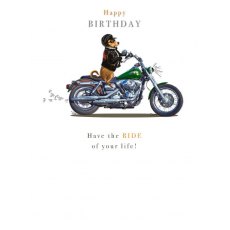 Dugs Diary Ride Of Your Life Birthday Card