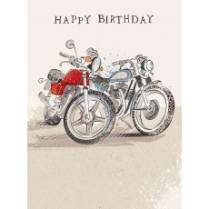 Bike Happy Birthday Card