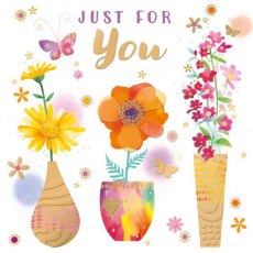 Alina Flowers Just For You Card