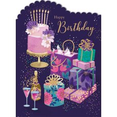 Presents Happy Birthday Card