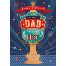 Fella Wonderful Dad Happy Birthday Card