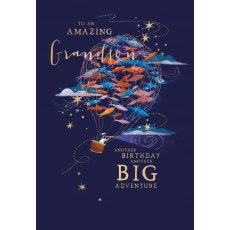 Nova Amazing Grandson Birthday Card