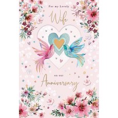 Two Birds Wife Anniversary Card